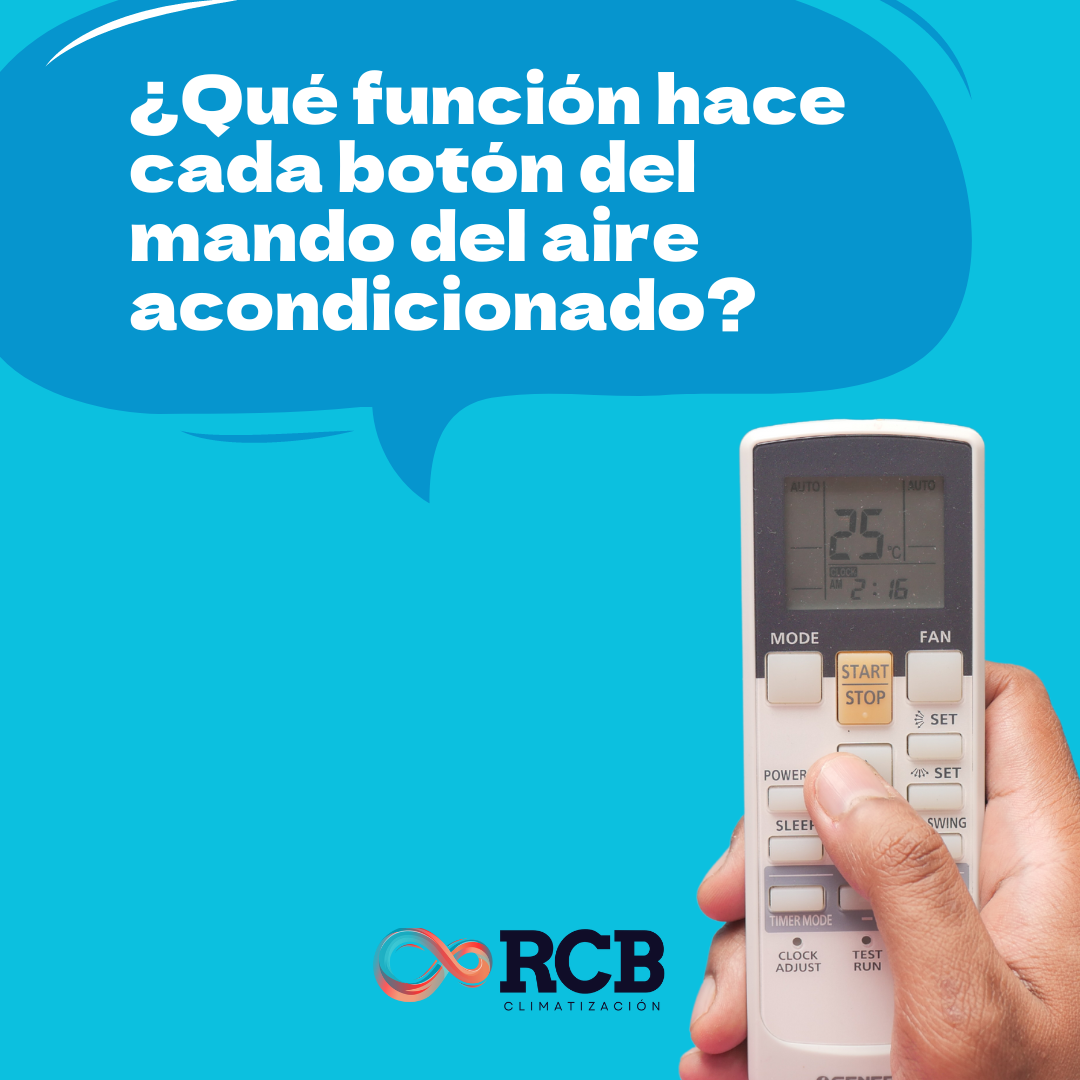 Botones aire acondicionado